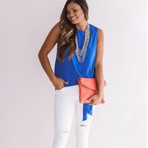 EUC SIZE S Impressions Shift Tie Tank Top